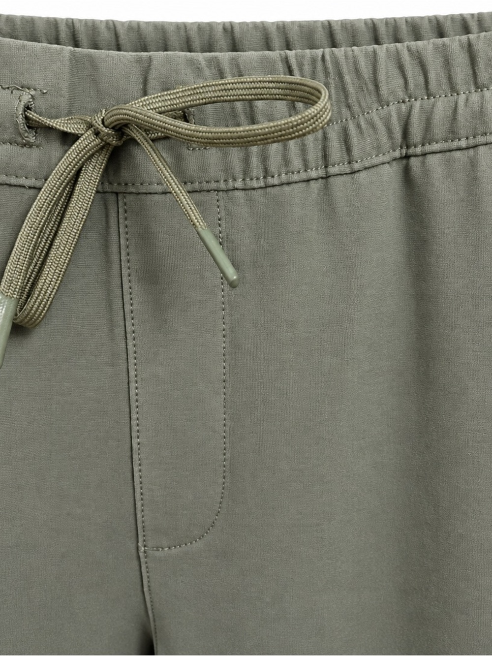 Woman’s Olive Drawstring Stretch Casual Pants Size 10 Beautiful 💚🩷💚 - Picture 2 of 6